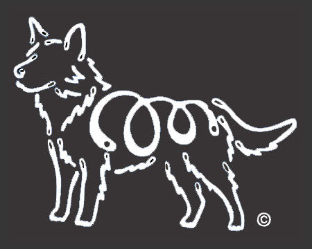 Australian Cattledog Window Sticker