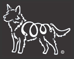 Australian Cattledog Window Sticker