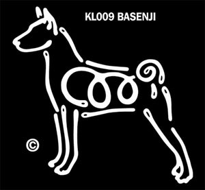 Basenji Dog Window Sticker