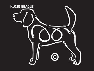 Beagle Dog Window Sticker