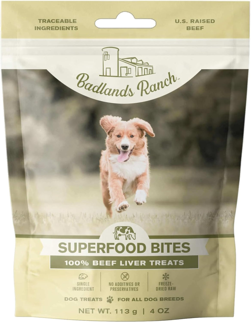 Beef Liver Dog Treats Superfood Bites by Badlands