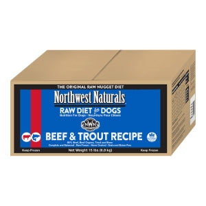 Beef & Trout Raw Dog Food by Northwest Naturals -  No Shipping