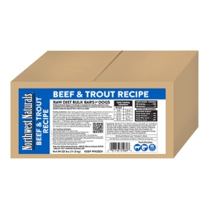 Beef & Trout Raw Dog Food by Northwest Naturals -  No Shipping