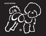 Bichon Frise Dog Window Sticker