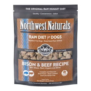 Bison & Beef Raw Dog Food by Northwest Naturals -  No Shipping