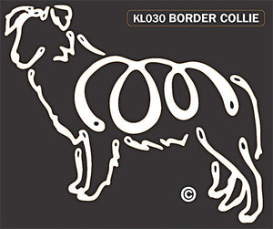 Border Collie Dog Window Sticker