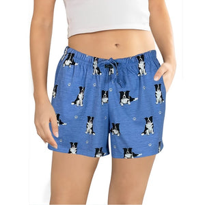 Border Collie Pajama Shorts -Soft!