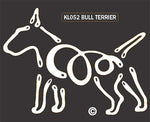 Bull Terrier Dog Window Sticker