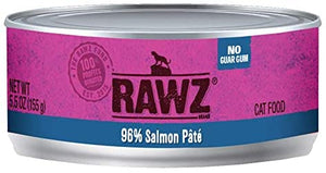 Salmon Pate Canned Cat Food by Rawz 5.5oz