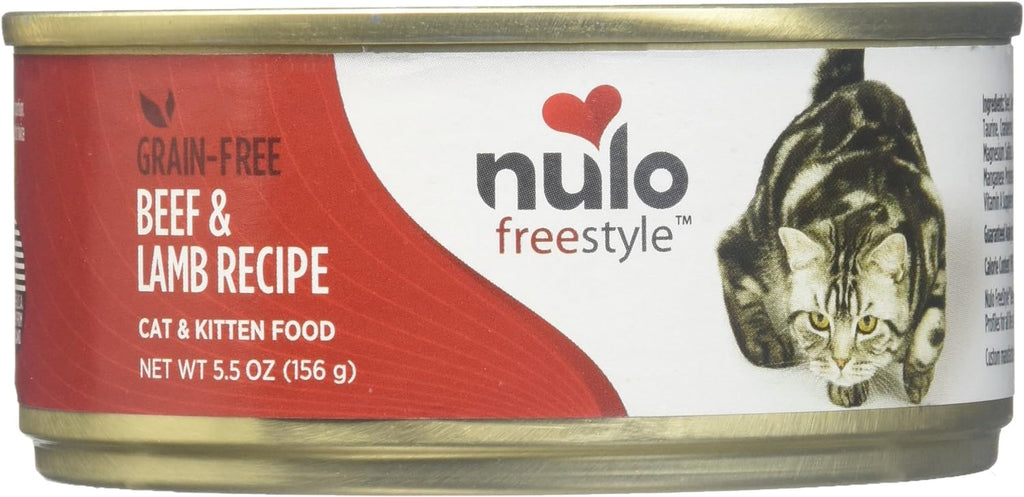 Beef & Lamb Freestyle Pate Grain Free Wet Cat food 5.5oz