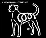 Catahoula Leopard Dog Window Sticker