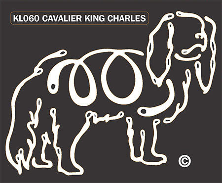 Cavalier King Charles Dog Window Sticker