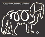 Cavalier King Charles Dog Window Sticker