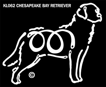 Chesapeake Bay Retriever Dog Window Sticker