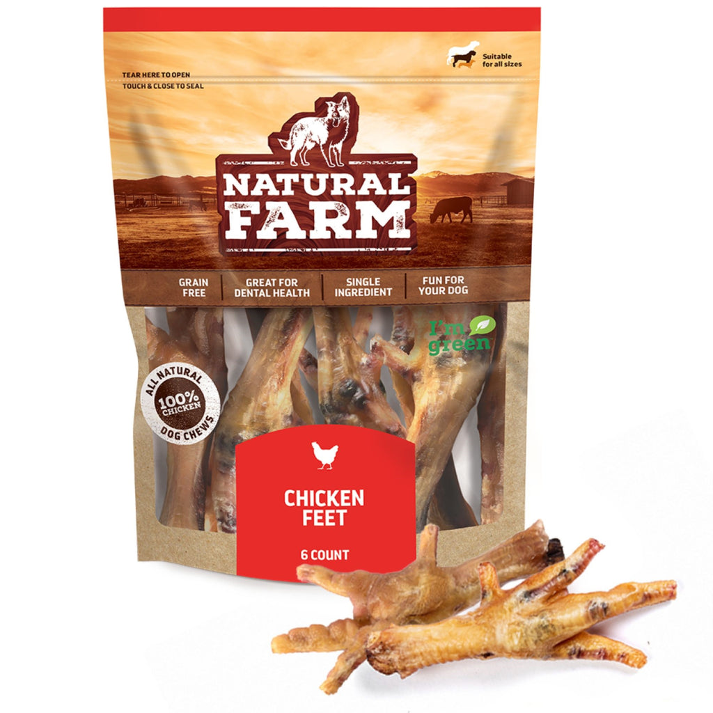 Chicken Feet Dog Treats 6ct