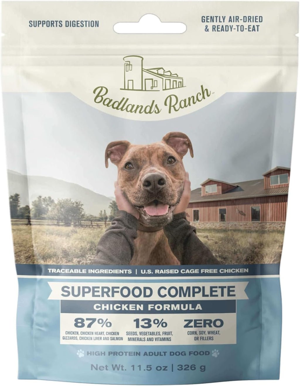 Badlands Ranch -Superfood Complete Chicken Formula Air Dried Dog Food