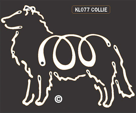 Collie Dog Window Sticker