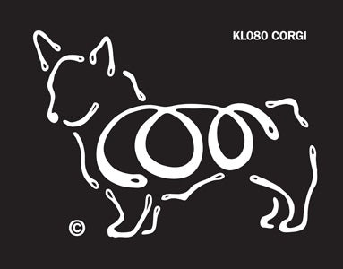 Corgi Dog Window Sticker