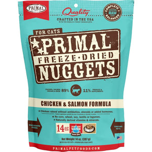 Freeze Dried Chicken & Salmon Cat Food