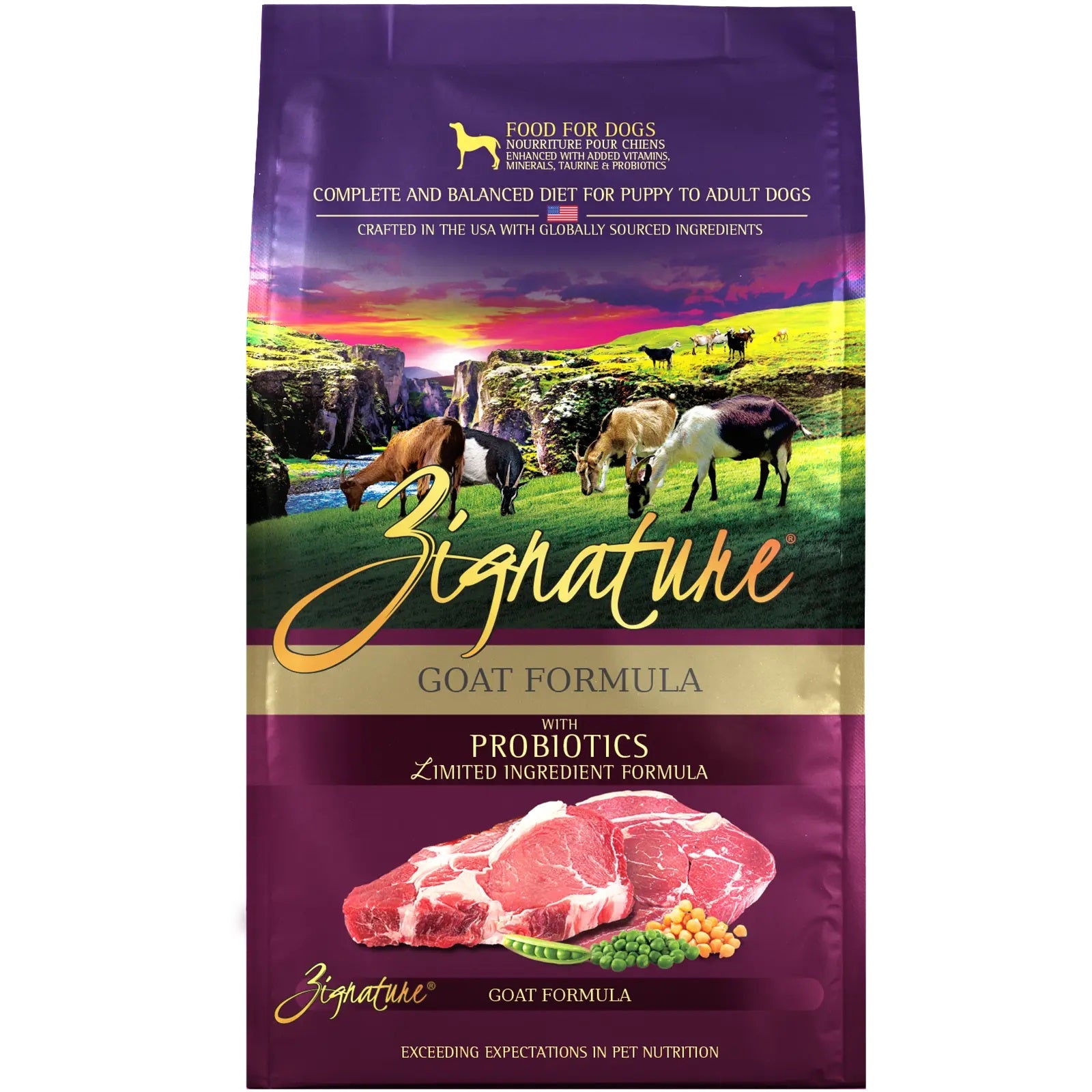 Goat Formula Dry Dog Food by Zignature