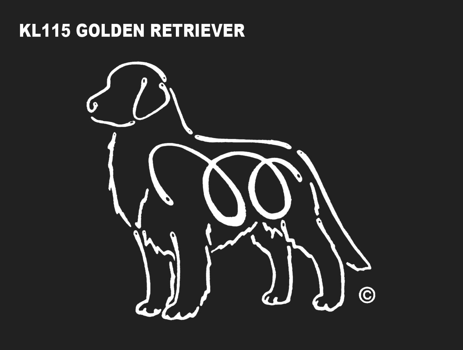 Golden Retriever Dog Window Sticker