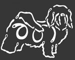 Havanese Dog Window Sticker