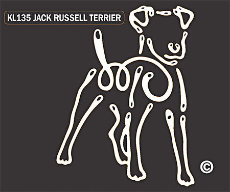 Jack Russell Dog Window Sticker