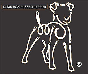 Jack Russell Dog Window Sticker