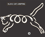 Cat Jumping Window Sticker