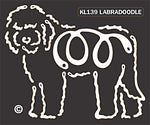 Labradoodle Dog Window Sticker