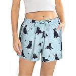 Labrador (Black) Pajama Shorts -Soft!