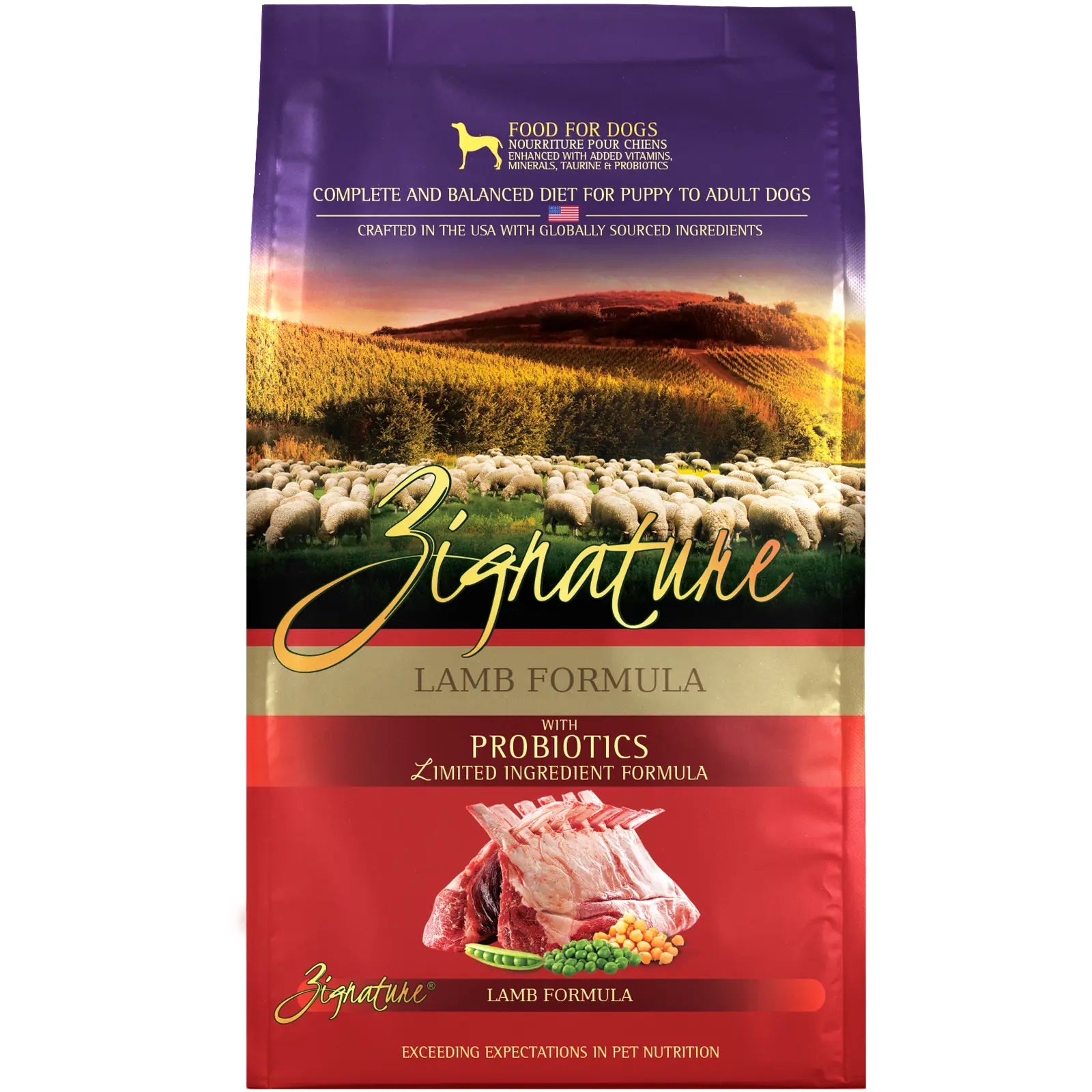 Lamb Formula Dog Food by Zignature