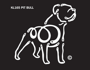 Pit Bull Dog Window Sticker