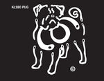 Pug Dog Window Sticker