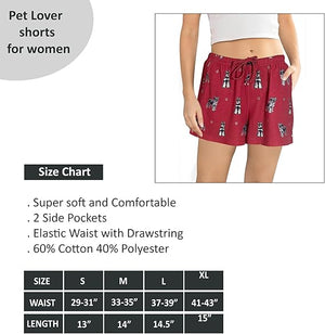 Schnauzer Pajama Shorts - Unisex