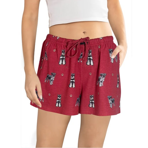 Schnauzer Pajama Shorts - Unisex