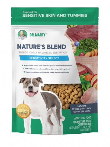 Nature’s Blend Sensitivity Select Freeze Dried for Dogs by Dr. Marty