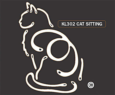 Cat Sitting Window Sticker