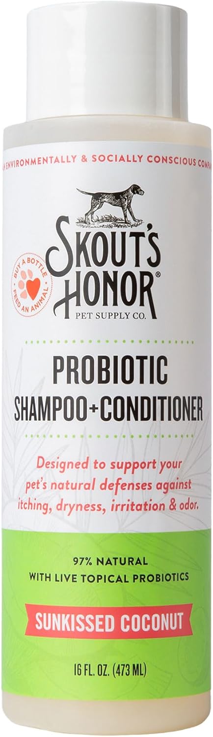 Probiotic Pet Shampoo & Conditioner by Skout's Honor