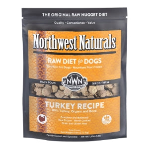 Turkey Raw Dog Food by Northwest Naturals  -  No Shipping