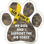 My Dog And I Support The Air Force Paw Magnet