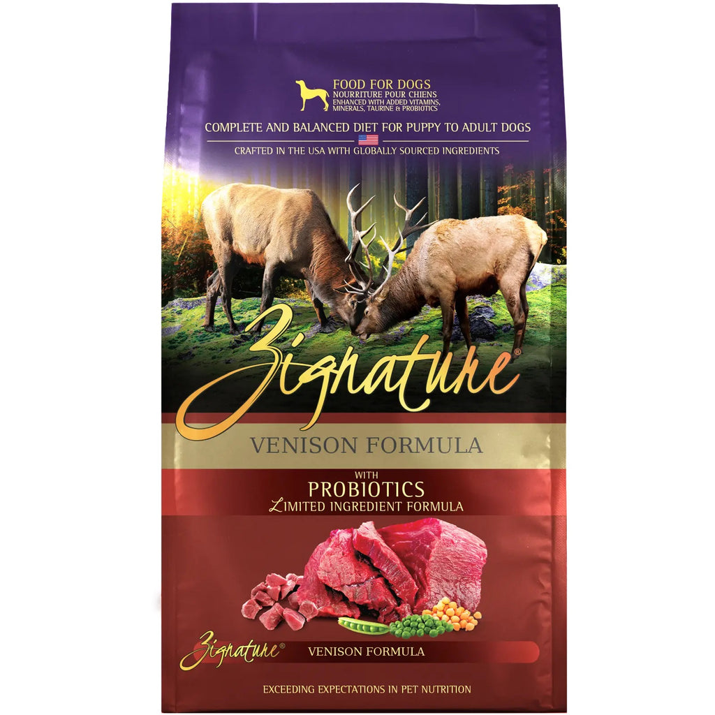 Venison Formula Dry Dog Food by Zignature