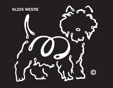 Westie Dog Window Sticker