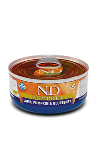 Lamb, Pumpkin & Blueberry Farmina Wet Pumpkin Cat Food, 2.5 oz