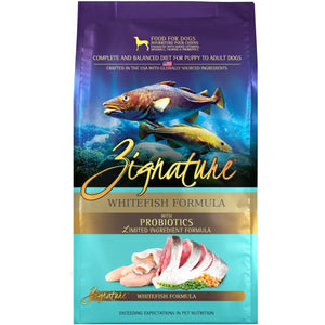 Zignature Whitefish Formula Dog Food - (No shipping)