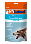 K9 Naturals Beef & Green Tripe Freeze Dried Dog Booster