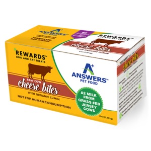 Raw Cow or Goat Cheese for Dogs & Cats - Frozen  (No Shipping)