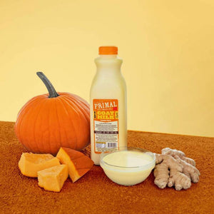 Frozen Raw Pumpkin Spice Goats Milk By Primal - No Shipping