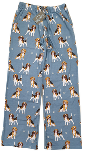 Beagle Pajama Bottoms - Unisex (Fabric Colors Vary)