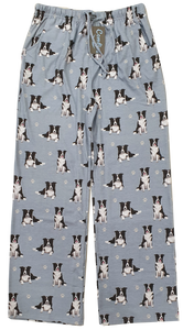 Border Collie Pajama Bottoms - Unisex  (Fabric Colors Vary)